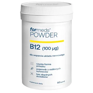 Suplement diety ForMeds POWDER B12 proszek 60 porcji dla Wsparcia Układu Nerwowego