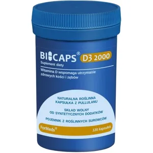 Suplement diety ForMeds Bicaps Witamina D3 2000 kapsułki 120 szt.