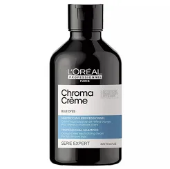 Chroma Crème Ash szampon do włosów średni blond i jasny brąz neutralizujący miedziane refleksy, niebieski 300ml