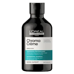 Loreal Chroma Crème Matte szampon do włosów ciemny brąz i czarnych neutralizujący czerwone refleksy, zielony 300ml