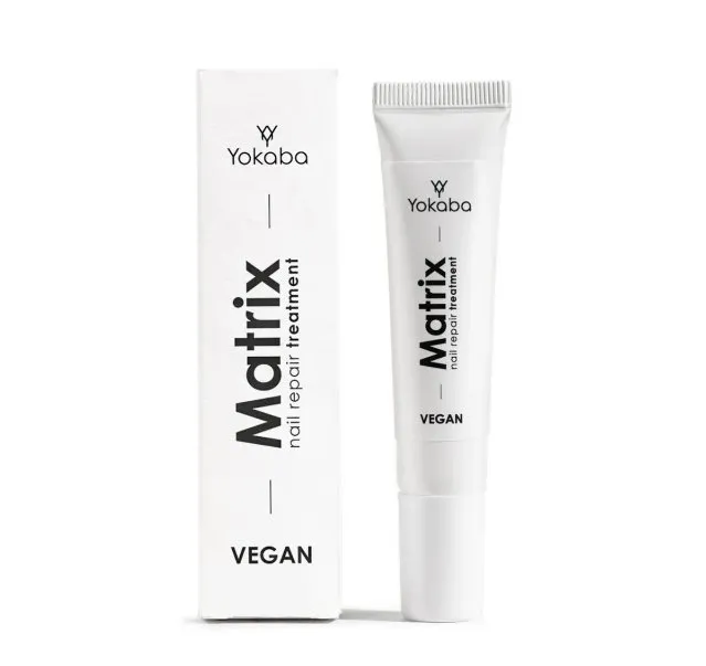 Yokaba Matrix Nail Repair Treatment Vegan odżywka do paznokci 15ml