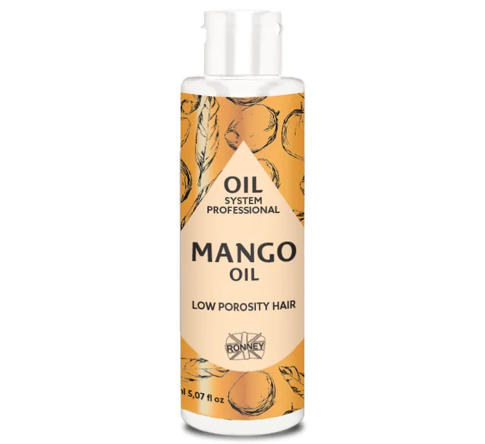 Ronney Professional Oil System Low Porosity Hair Olej Do Włosów Niskoporowatych Mango 150ml