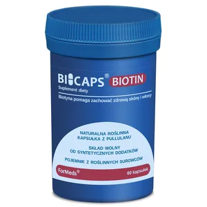 Suplement diety ForMeds Bicaps Biotin 60 kapsułek