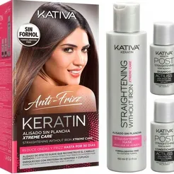 KATIVA Keratin Xtreme Care Zestaw do keratynowego prostowania włosów
