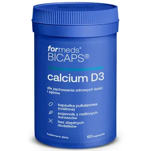 Suplement diety ForMeds Bicaps CALCIUM WAPNO WITAMINA D3 60 kapsułek