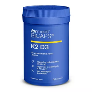 Suplement diety Formeds Biocaps Witamina K2 D3 60 kapsułek