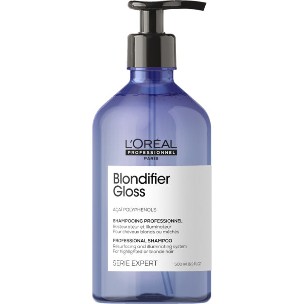 Loreal Expert Blondifier Gloss Szampon nabłyszczający do wszystkich odcieni blondów 500ml