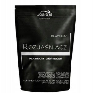 Joanna Professional Platinum Lightener Rozjaśniacz Włosów z Proteinami Jedwabiu 450g