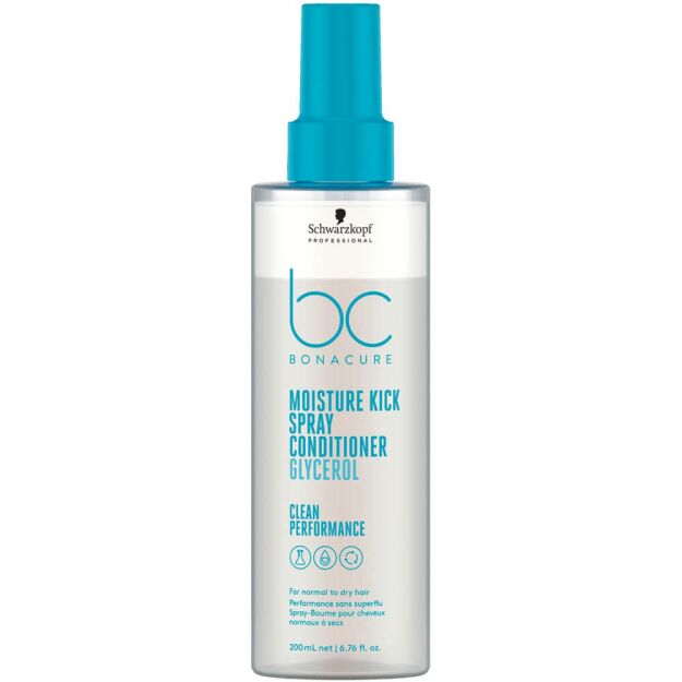 Schwarzkopf Professional BC Moisture Kick Conditioner Glicerol Odżywka nawilżająca Spray 200ml