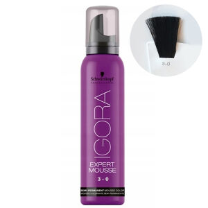 Schwarzkopf Igora Expert Mousse pianka koloryzująca 3-0 Ciemny brąz 100ml