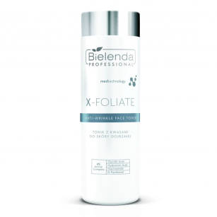Bielenda Professional X-Foliate Anti Wrinkle Tonik kwasowy do skóry dojrzałej 200ml