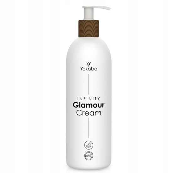 Yokaba GLAMOUR CREAM Infinity krem do rąk ze złotymi drobinkami 250ml