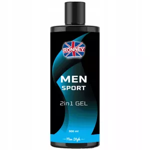 RONNEY Professional MEN 2in1 SPORT - Szampon i żel pod prysznic 2w1 SPORT 300ml