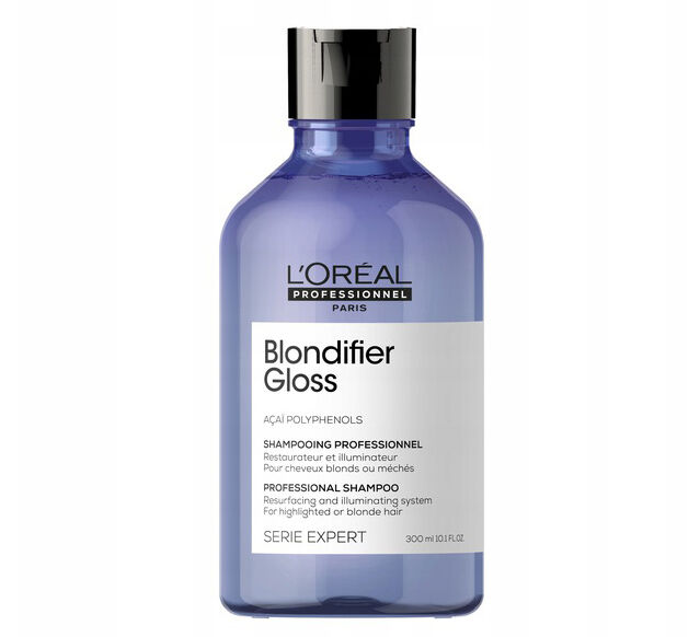 Loreal Expert Blondifier Gloss Szampon nabłyszczający do wszystkich odcieni blondów 300ml