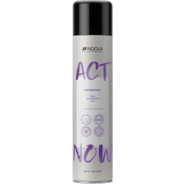 Indola ACT NOW! Lakier Do Włosów Wegański 300 ml