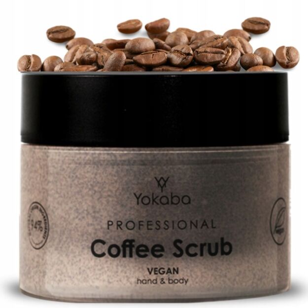 Yokaba Coffee Scrub Vegan Peeling cukrowy do ciała i dłoni 200g