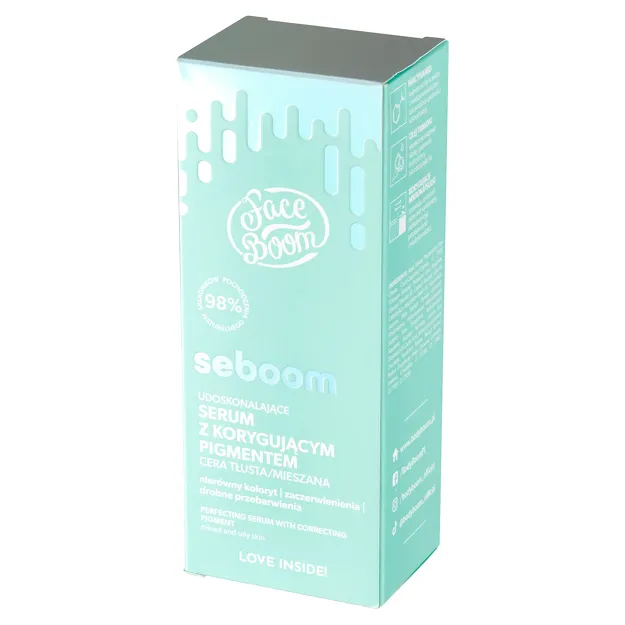 Face Boom Seboom Udoskonalające serum z korygującym pigmentem, 30 ml