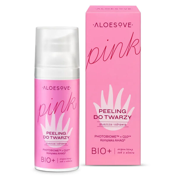 Sylveco Aloesove PINK Kwasowy peeling aloesowy do twarzy 50ml