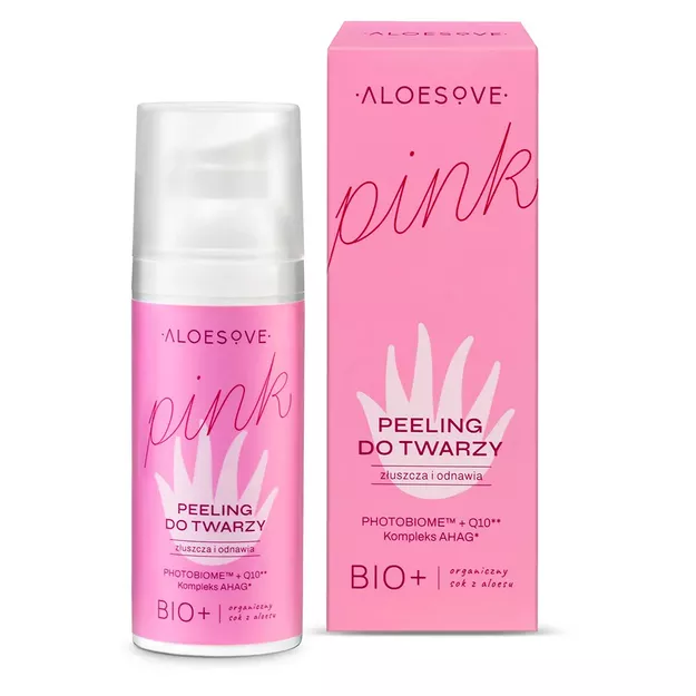 Sylveco Aloesove PINK Kwasowy peeling do twarzy 50ml