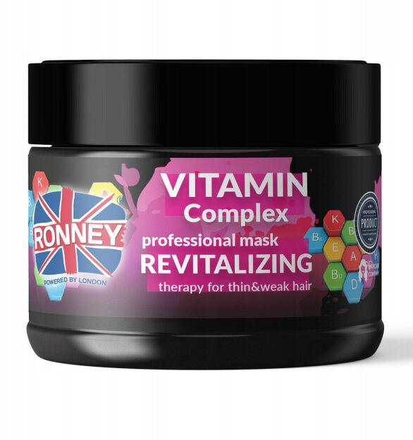 RONNEY Professional Mask Vitamin Complex maska rewitalizująca do włosów cienkich i osłabionych 300ml