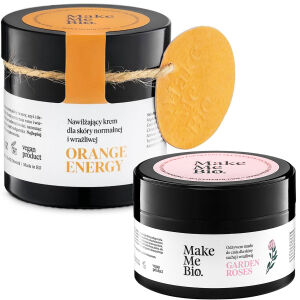 Make Me Bio Orange Energy nawilżający krem dla skóry normalnej i wrażliwej, 60 ml + Masło do ciała Gratis