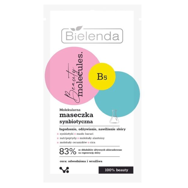 Bielenda Beauty Molecules Molekularna maseczka sybiotyczna do twarzy, 8g