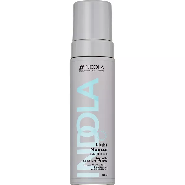 Indola Style Light Mousse lekka pianka do włosów dodająca objętości Wege 200ml