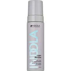 Indola Style Light Mousse lekka pianka do włosów dodająca objętości Wege 200ml