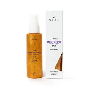 Yokaba Black Orchid Mgiełka rozświetlająca do ciała i włosów ze złotymi drobinkami 100ml