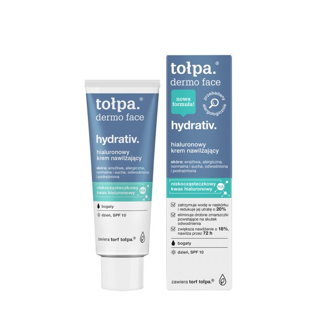 tołpa. dermo face hydrativ. Bogaty hialuronowy krem nawilżający SPF, 40 ml