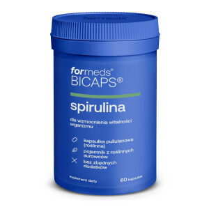 Suplement diety ForMeds Bicaps SPIRULINA HAWAJSKA Algi 60 kapsułek