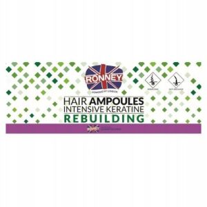 Ronney Hair Ampoules Intensive Keratine ampułka z Keratyną do Włosów 6x10ml