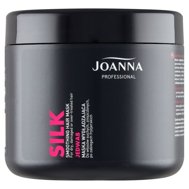 Joanna Professional Silk Smoothing Hair Mask maska wygładzająca do włosów suchych i zniszczonych z jedwabiem 500g