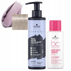 Schwarzkopf Professional Chroma ID Maska do włosów koloryzująca 9,5-1 Lodowa 300 ml + Szampon