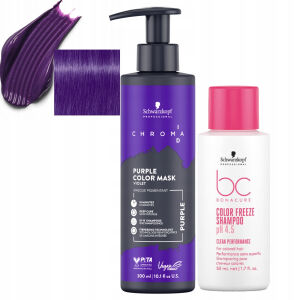 [まつ] Schwarzkopf Chroma ID, maska koloryzująca, 9.5-19 Dusty Pink