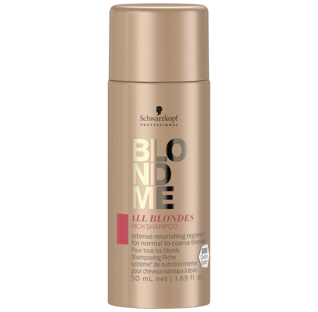 Schwarzkopf BlondMe Bogaty szampon do włosów blond 50ml