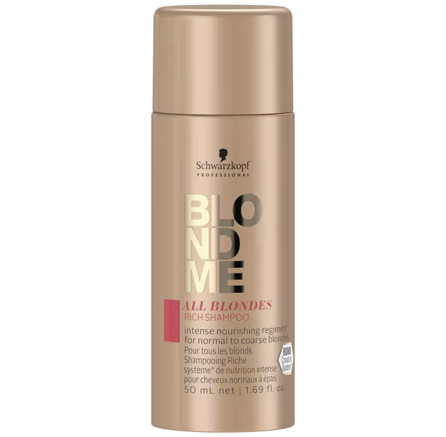 Schwarzkopf BlondMe Bogaty szampon do włosów blond 50ml