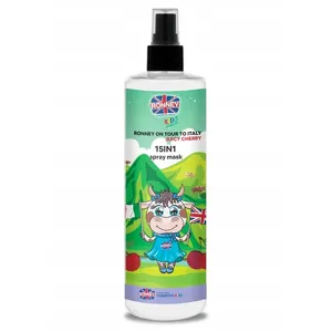 RONNEY KIDS ON TOUR TO ITALY Spray do rozczesywania włosów splątanych, suchych dla dzieci, zapach soczystej wiśni, 285ml