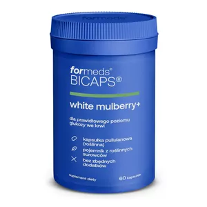 Suplement diety ForMeds Bicaps white mulberry+ Glukoza Morwa biała 60 kapsułek