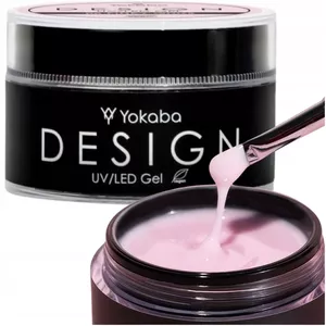 Yokaba Żel podkładowy budujący do paznokci, samopoziomujący 08 PINKY WHITE UV/LED GEL 50ml