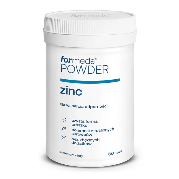 Suplement diety ForMeds POWDER Zinc Cytrynian cynku proszek 60 porcji