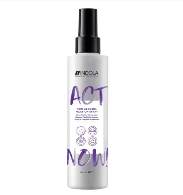 Indola Act Now! Fixation, utrwalający spray bez aerozolu, 200ml