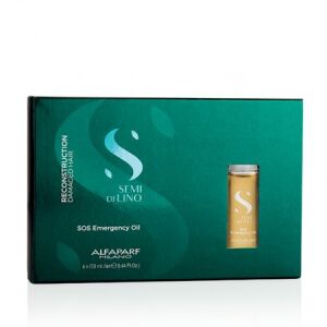 Alfaparf Semi Di Lino Reconstruction olejek termo regenerujący do włosów SOS 6x13ml