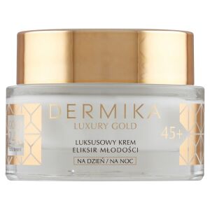 Dermika Luxury Gold 24k 45+, krem na dzień i noc, 50 ml