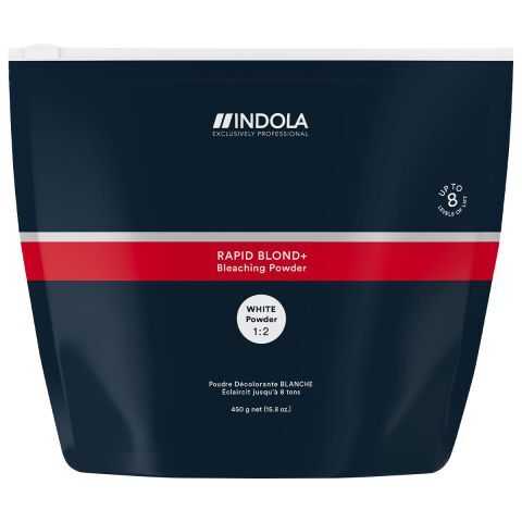 Indola Profession Rapid Blond+ White Bleaching Powder biały rozjaśniacz 450g, 8 tonów