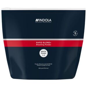 Indola Profession Rapid Blond+ White Bleaching Powder biały rozjaśniacz 450g, 8 tonów