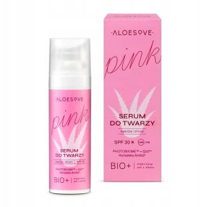 Sylveco Aloesove PINK Serum do twarzy nawilżające SPF30 komórki macierzyste 30ml