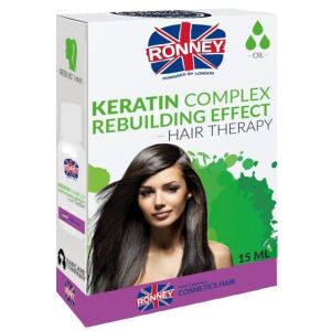 Ronney Keratin Complex Rebuilding Effect odbudowujący olejek do włosów z kompleksem keratynowym 15ml