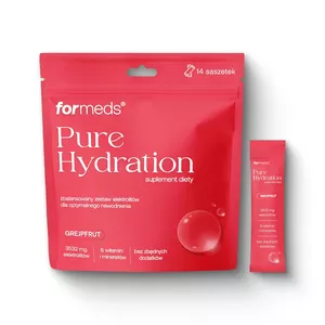 Suplement diety ForMeds Pure Hydration Grejpfrut Elektrolity Sód Potas Magnez 14 saszetek