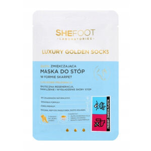 Shefoot Socks Złota zmiękczająca maska do stóp, skarpetki